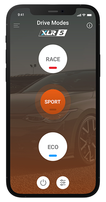 RaceChip XLR5 Kontrollalternativ - App