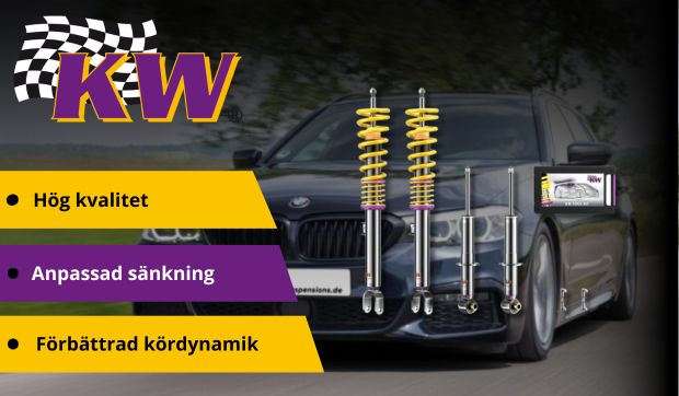 KW V1 Coilovers till Audi A6 C5 Type 4B