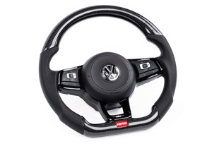 APR Steering Wheel Carbon Fiber and Perforated Leather VW Golf 7 R