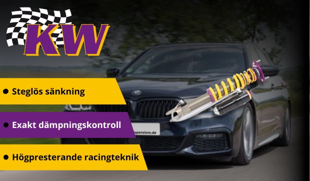 KW V4 Coilovers till Audi A7
